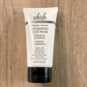 Whish Exfoliating Foot Mask, New Tea + Lavender, 2.5 oz, New